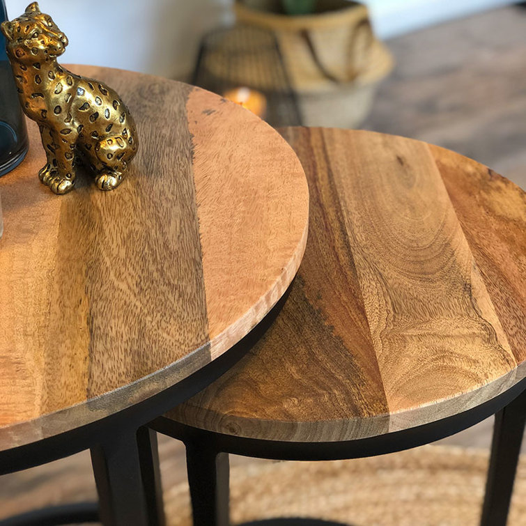 LoftDesigns 2-tlg. Couchtisch-Set Stein & Bewertungen | Wayfair.de